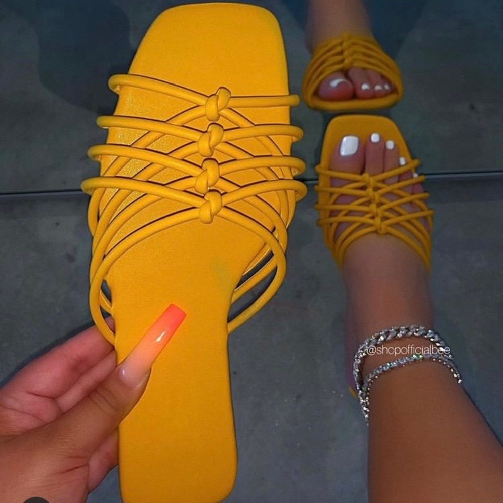 Cute Women’s Mustard Sandals